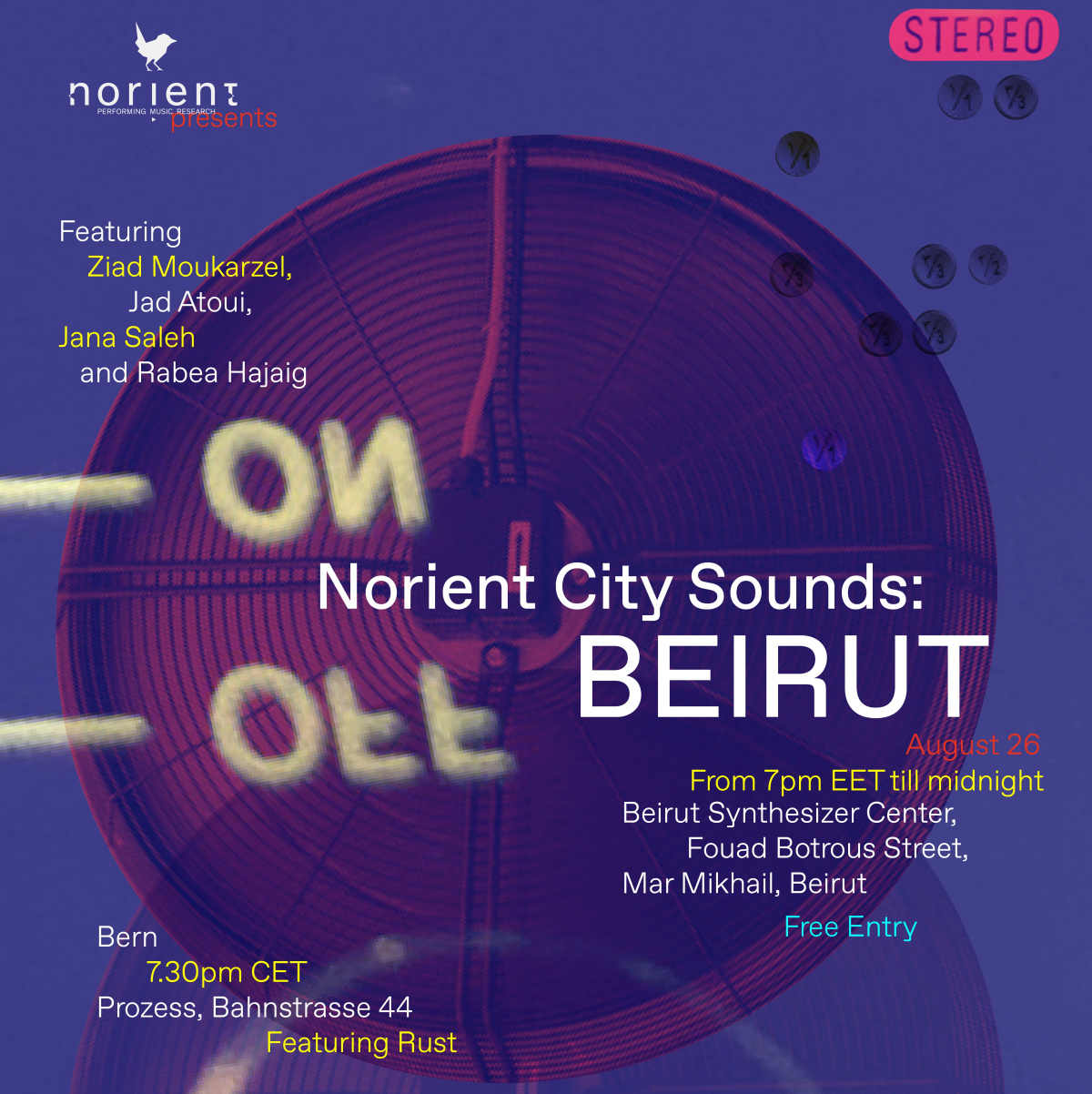 Norient City Sounds: Beirut (Release)